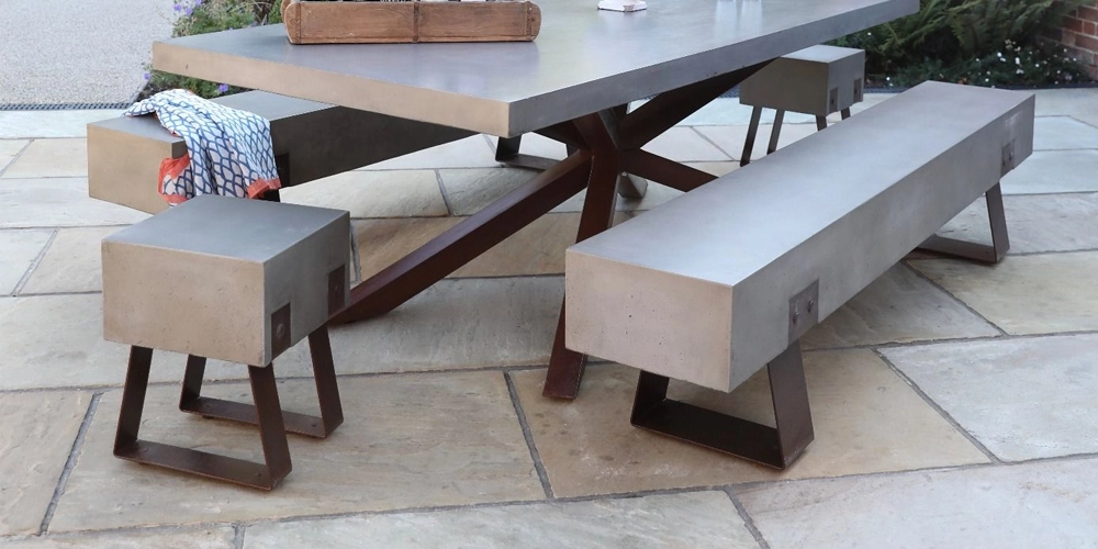 مشخصات فنی نیمکت پارکی بتنی - شرکت ایده مجریان رستاک