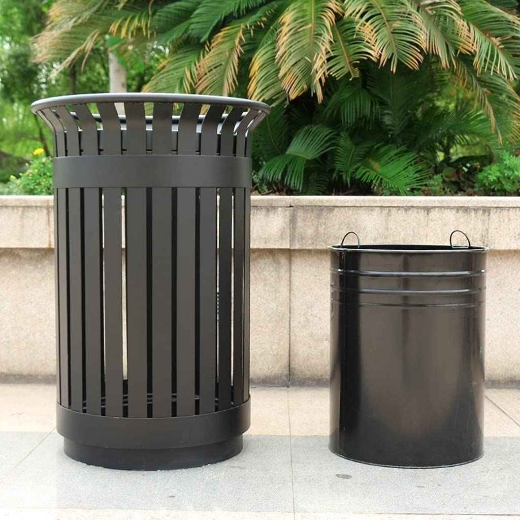نحوه نگهداری از سطل زباله فلزی خیابانی